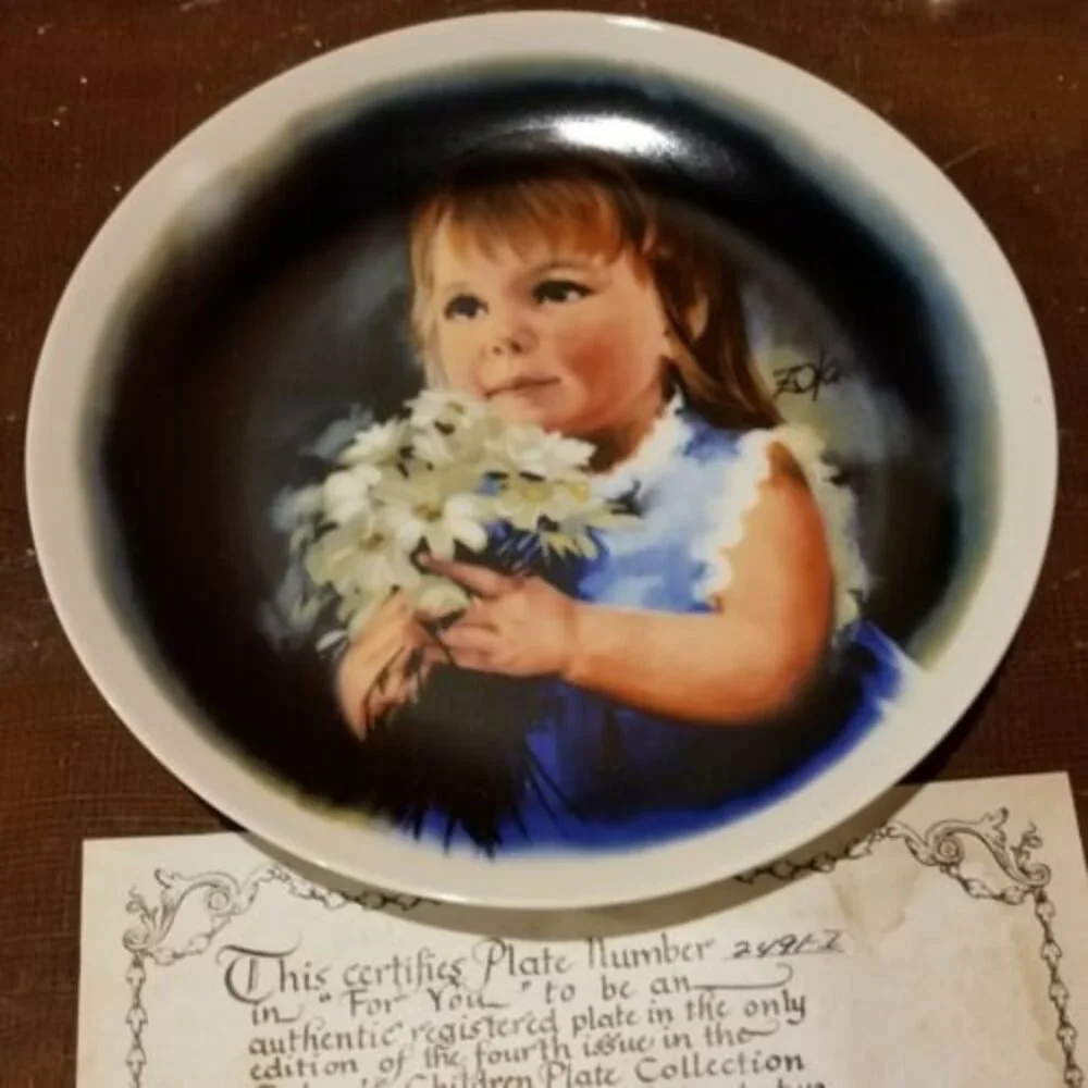 For You Zolan's Children Collectors Plate Viletta Pemberton & Oakes w/ CoA #2491